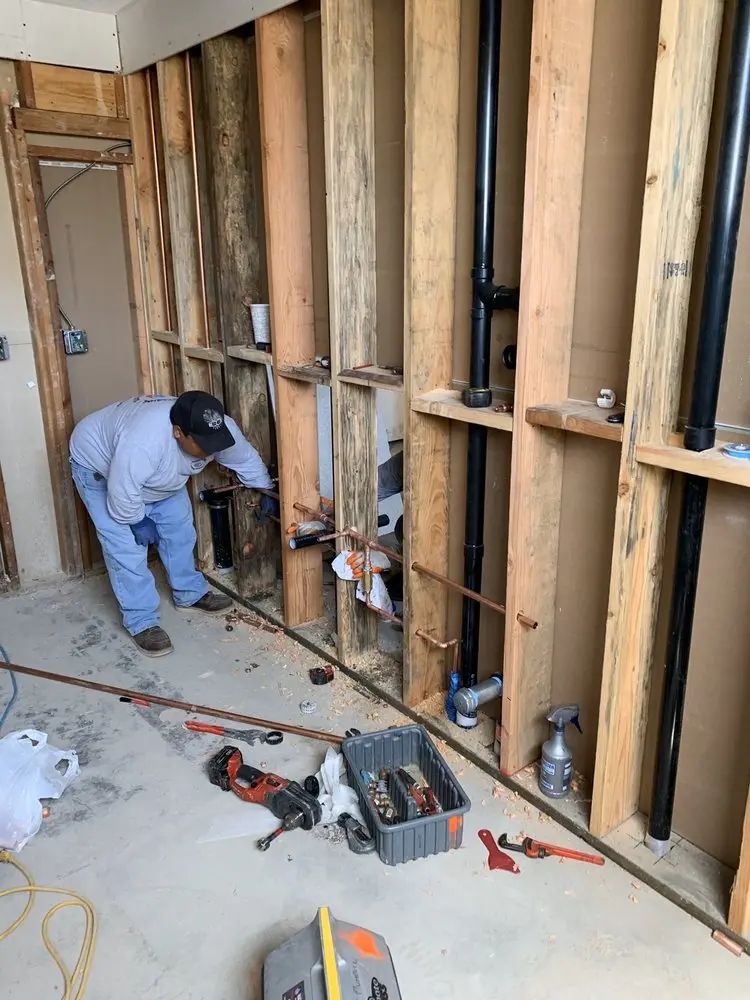 Commercial rough-in plumbing for Gas Line Repair in Central Islip